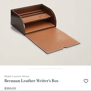 Brennan Leather Writer's Box